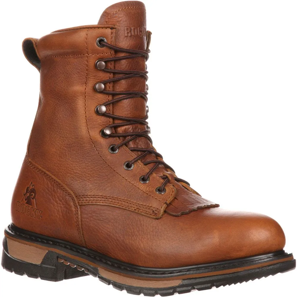 Rocky Ride Lacer Wp Western Non-Safety Toe Work Boots - Mens