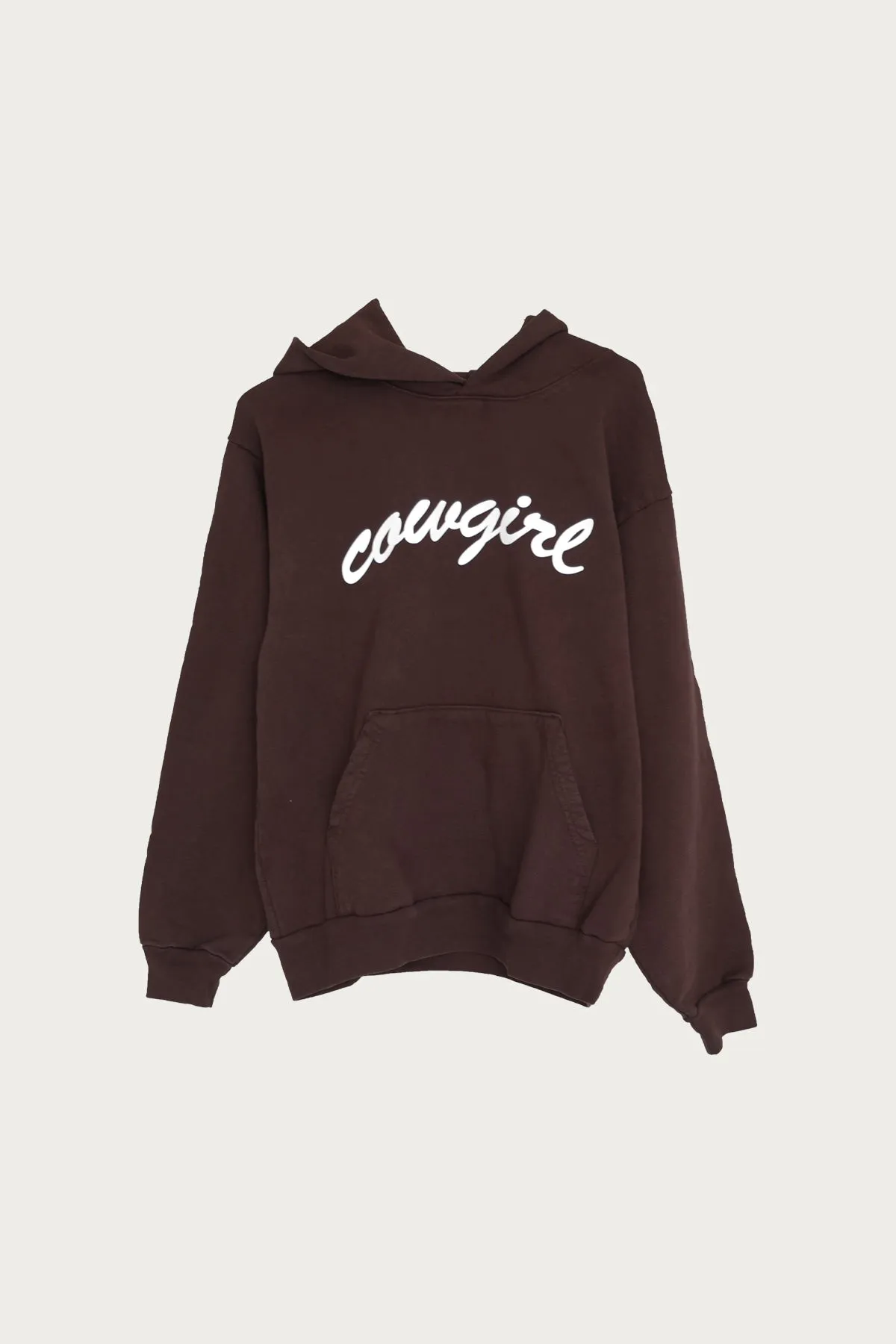 Script Hoodie - Brown