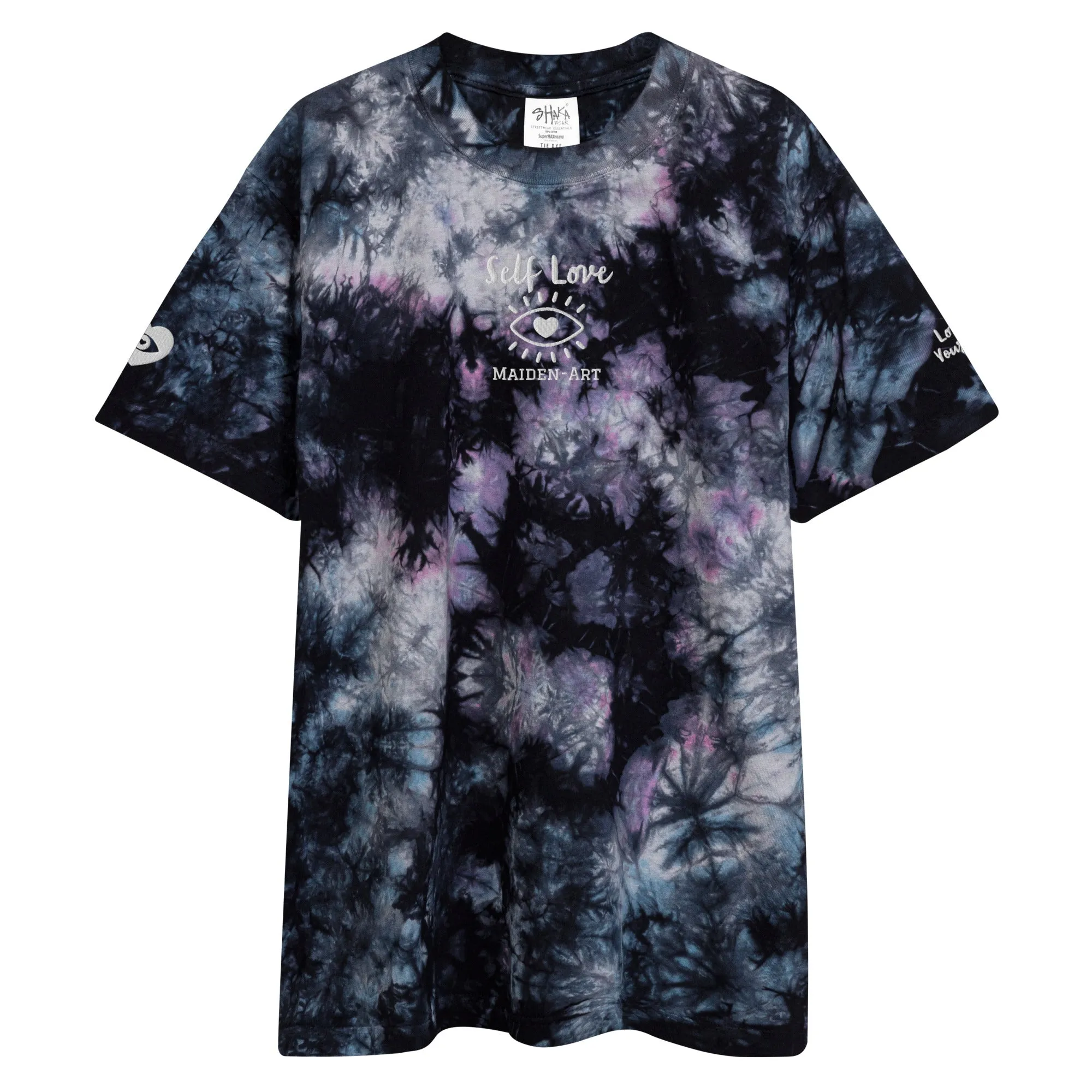 Self Love Oversized tie-dye t-shirt