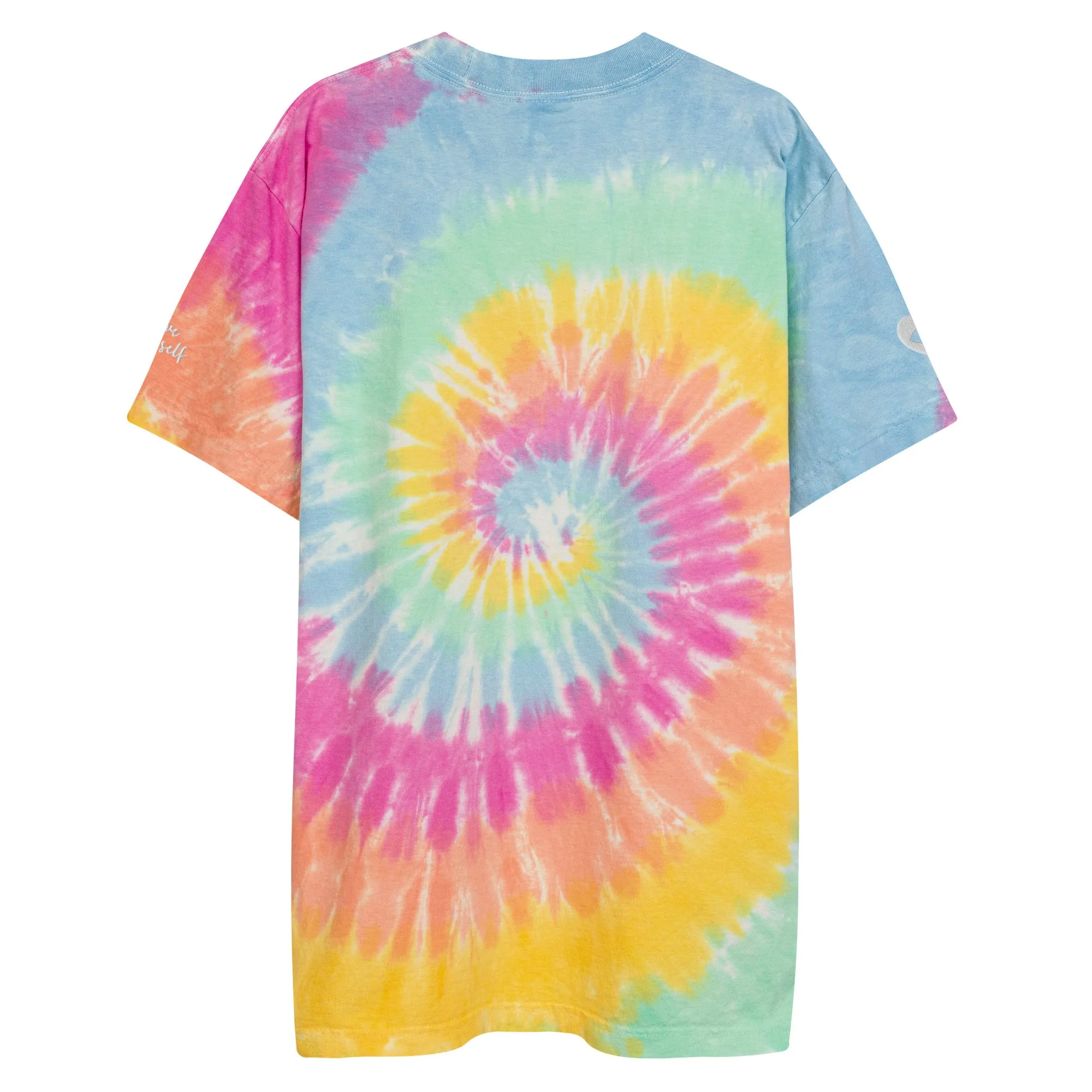 Self Love Oversized tie-dye t-shirt