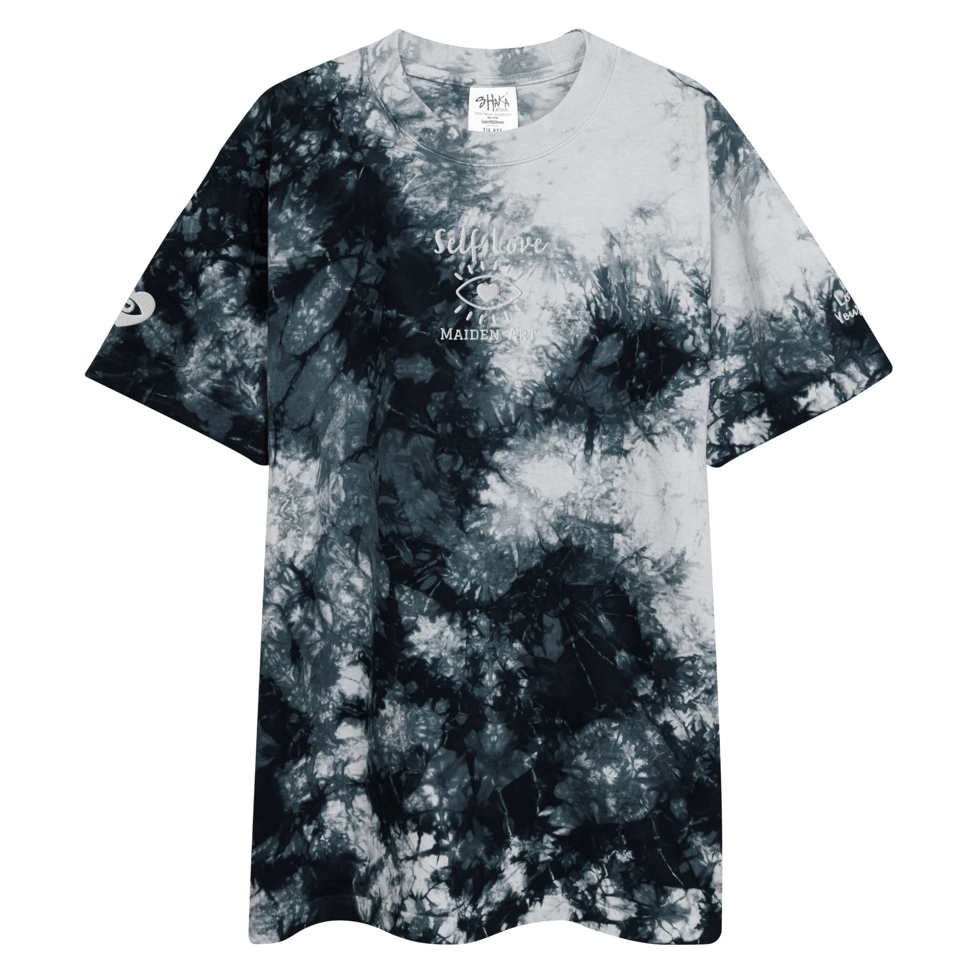 Self Love Oversized tie-dye t-shirt