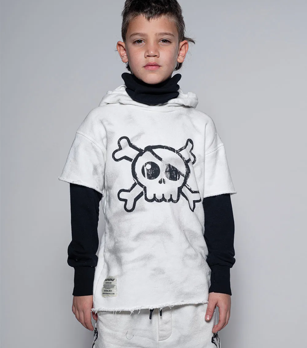 skull twofer ninja hoodie