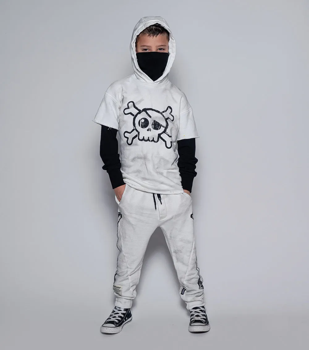 skull twofer ninja hoodie