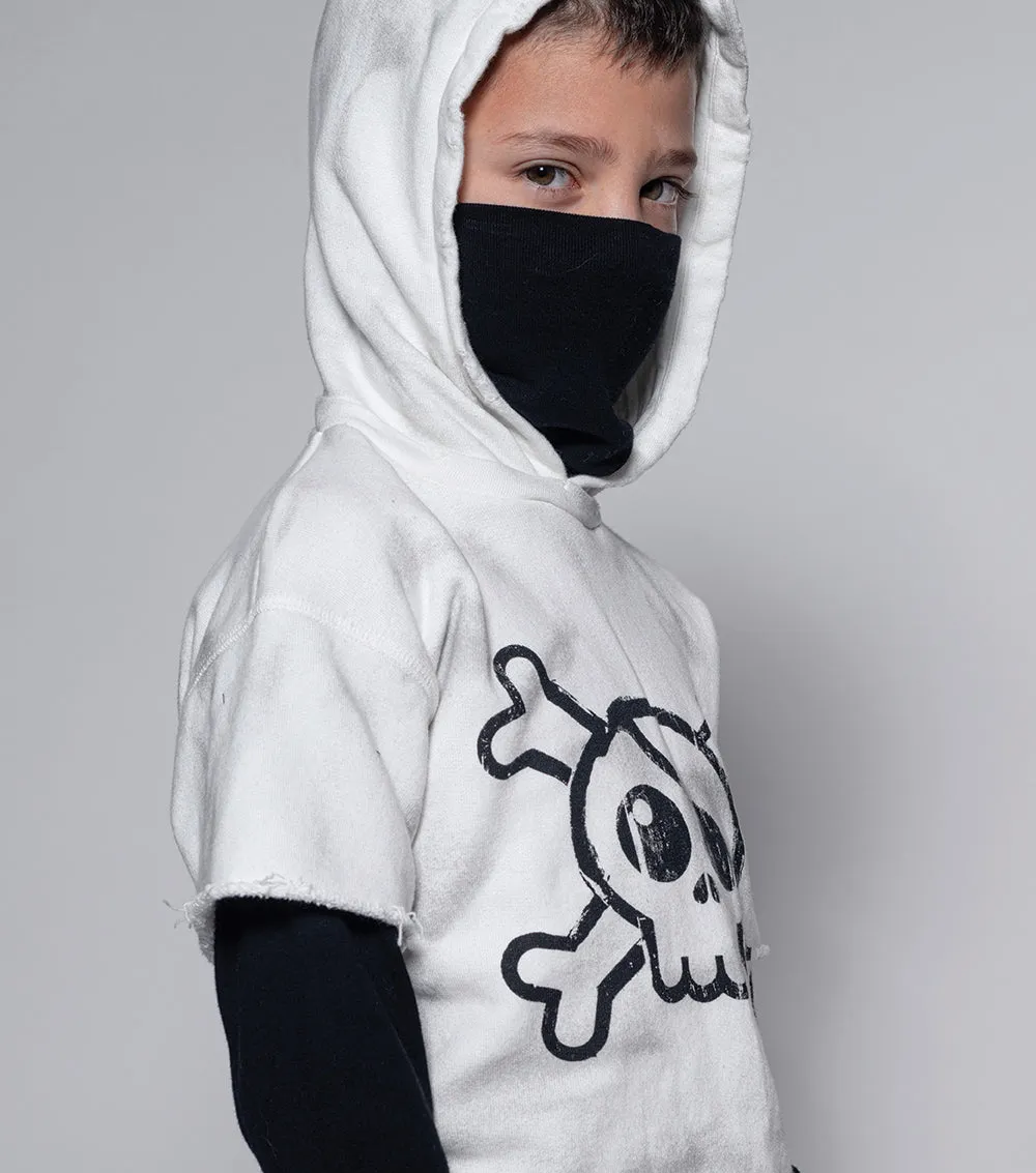 skull twofer ninja hoodie