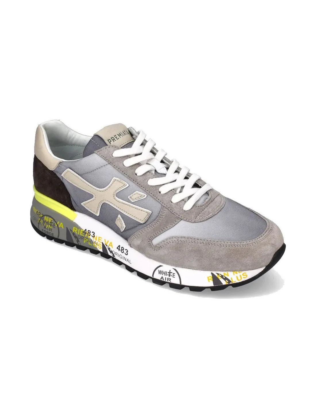 Sneakers Premiata uomo Mick 5691 grigie