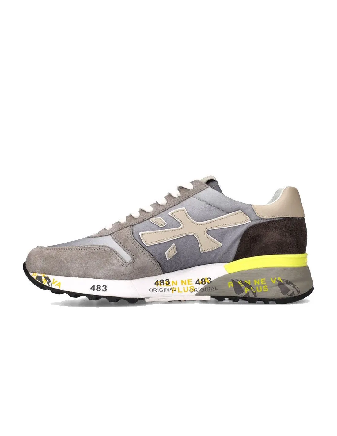 Sneakers Premiata uomo Mick 5691 grigie