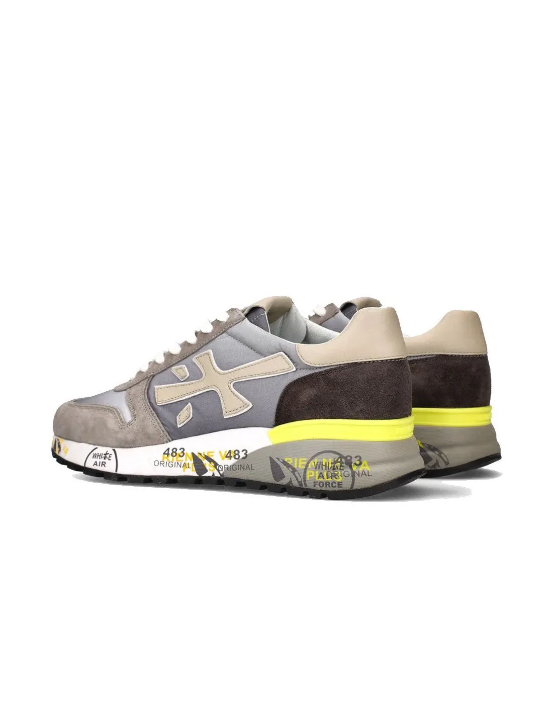 Sneakers Premiata uomo Mick 5691 grigie