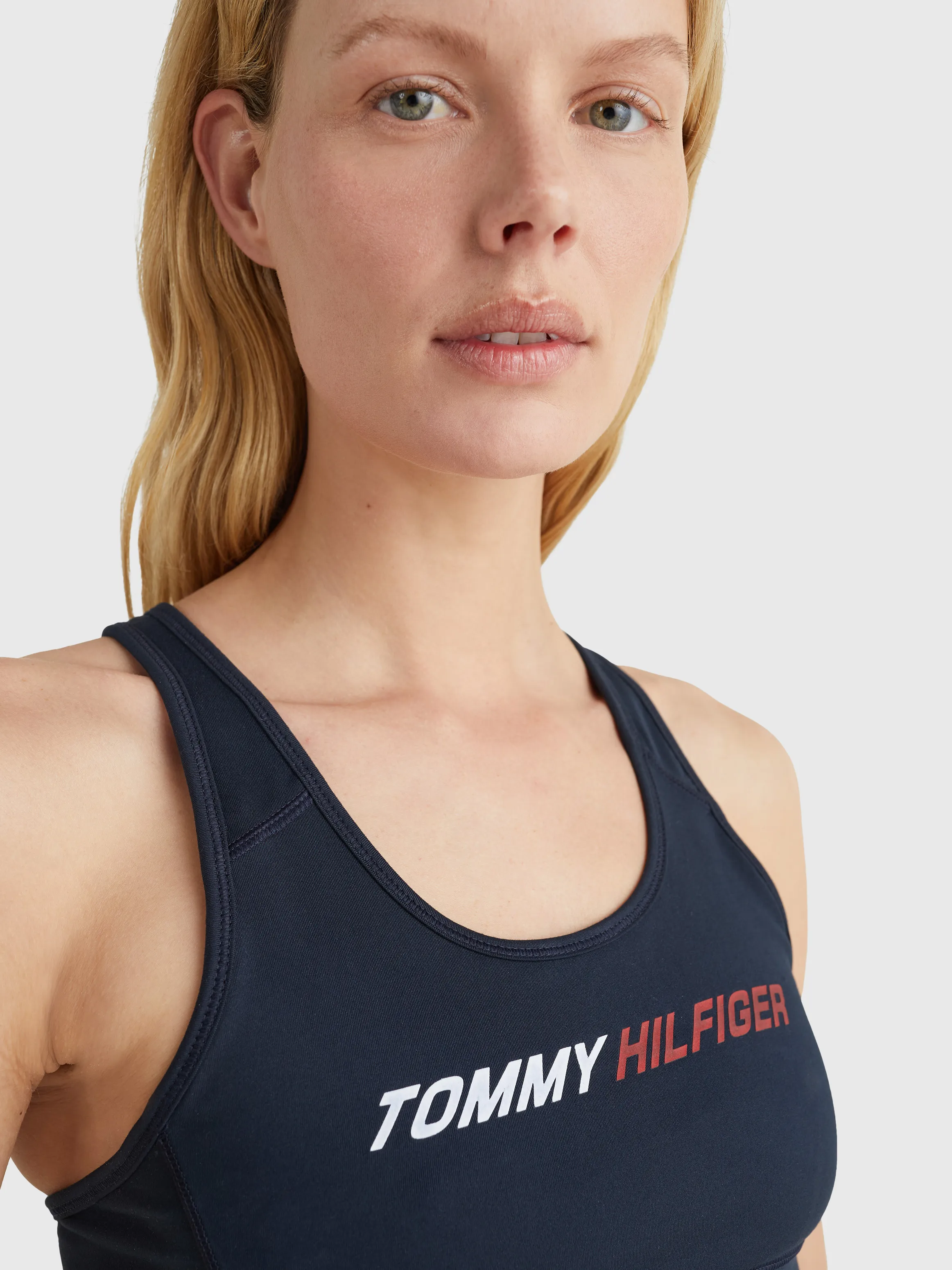 Sport Logo Medium Support Bra | Activewear | Tommy Hilfiger