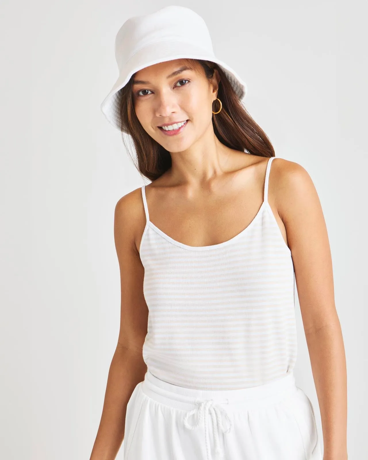 Stripe Beach Sweater Tank