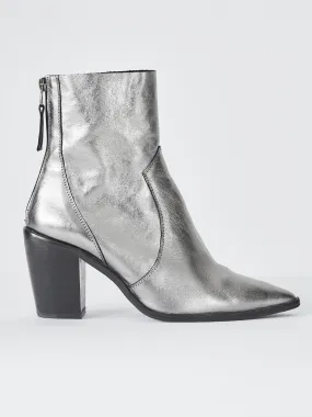 Tallis Metallic Leather Boots