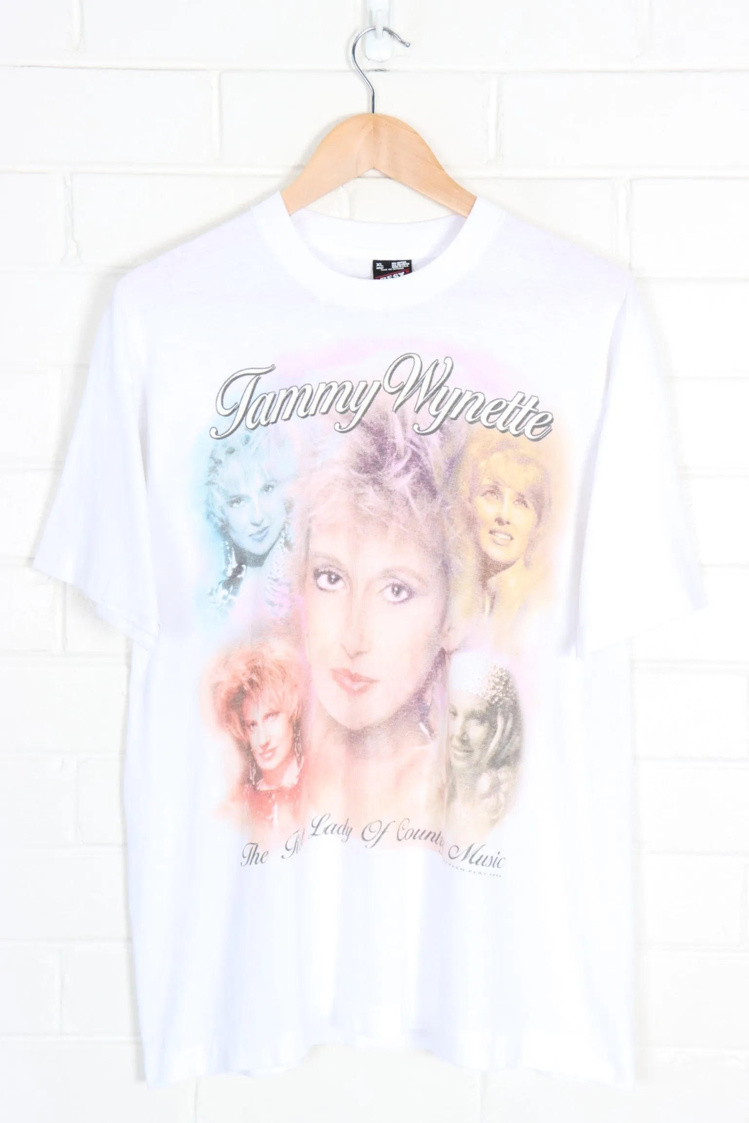 Tammy Wynette 1995 'The First Lady of Country Music' 50/50 Band Tee (XL)