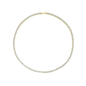 Tennis Necklace - Gold