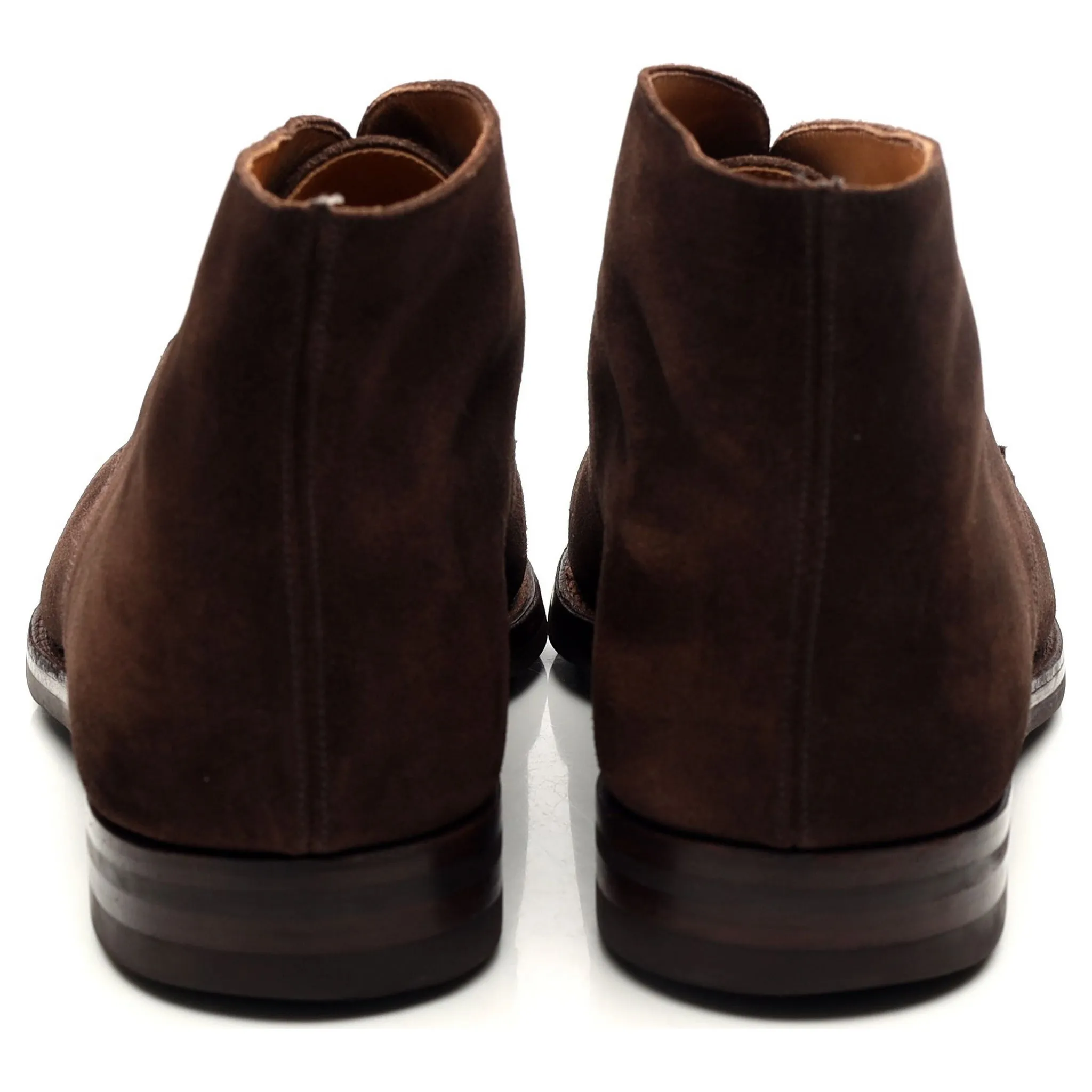 'Tetbury' Dark Brown Suede Chukka Boots UK 12 E