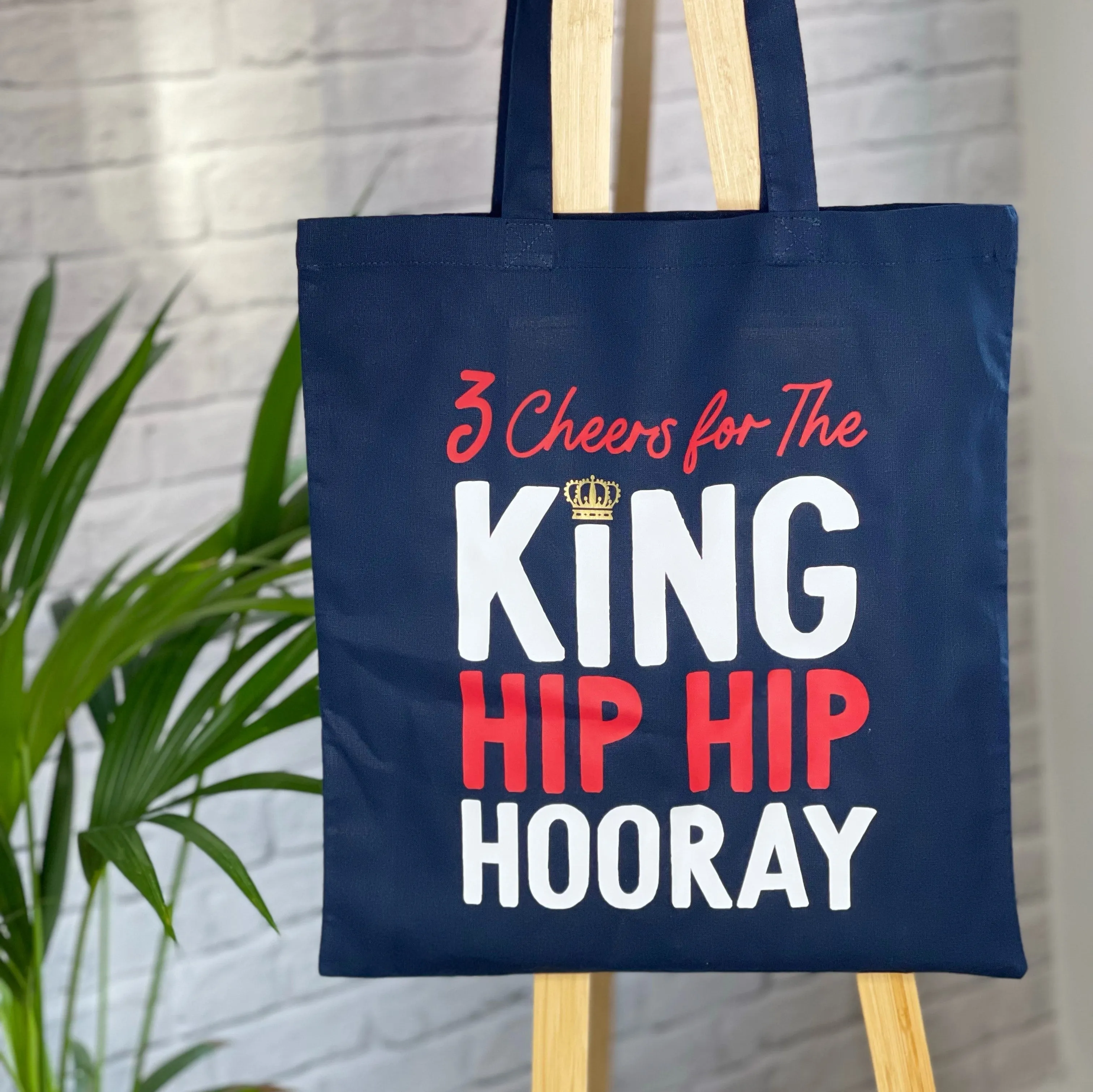 Three Cheers For The King Charles Coronation Tote Bag