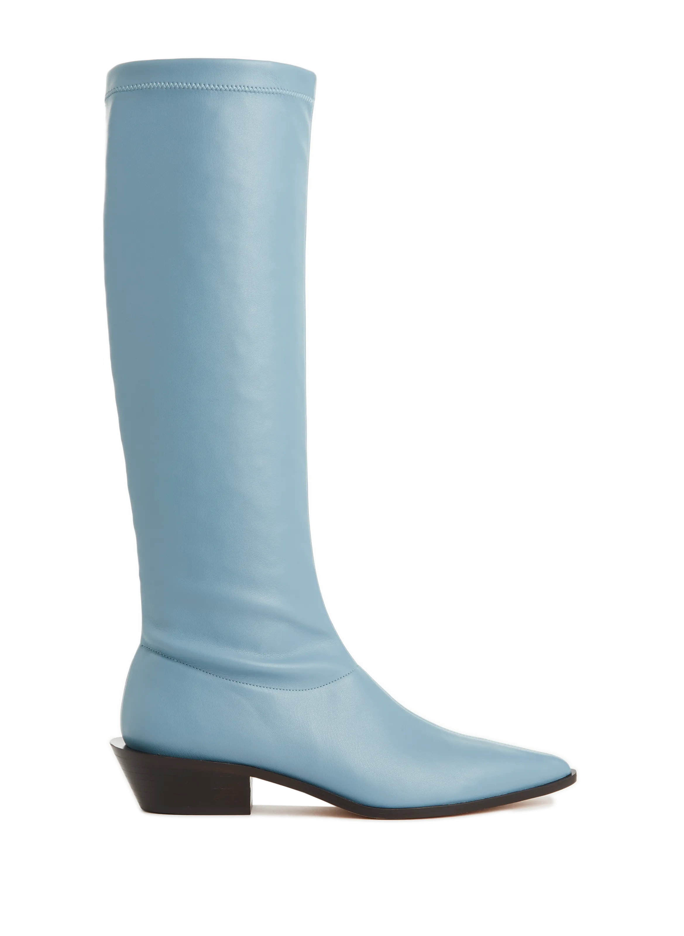 TIBI  Bronson leather boots - Blue