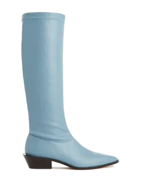 TIBI  Bronson leather boots - Blue