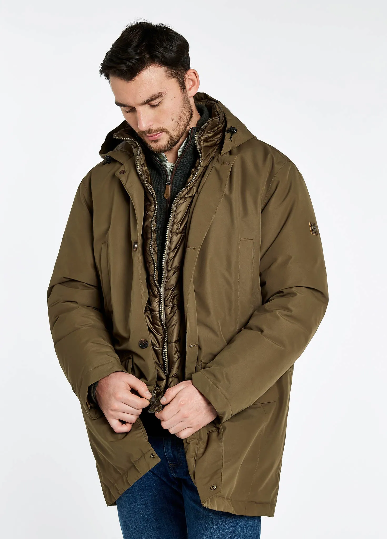 Urlingford Down Parka Jacket - Breen