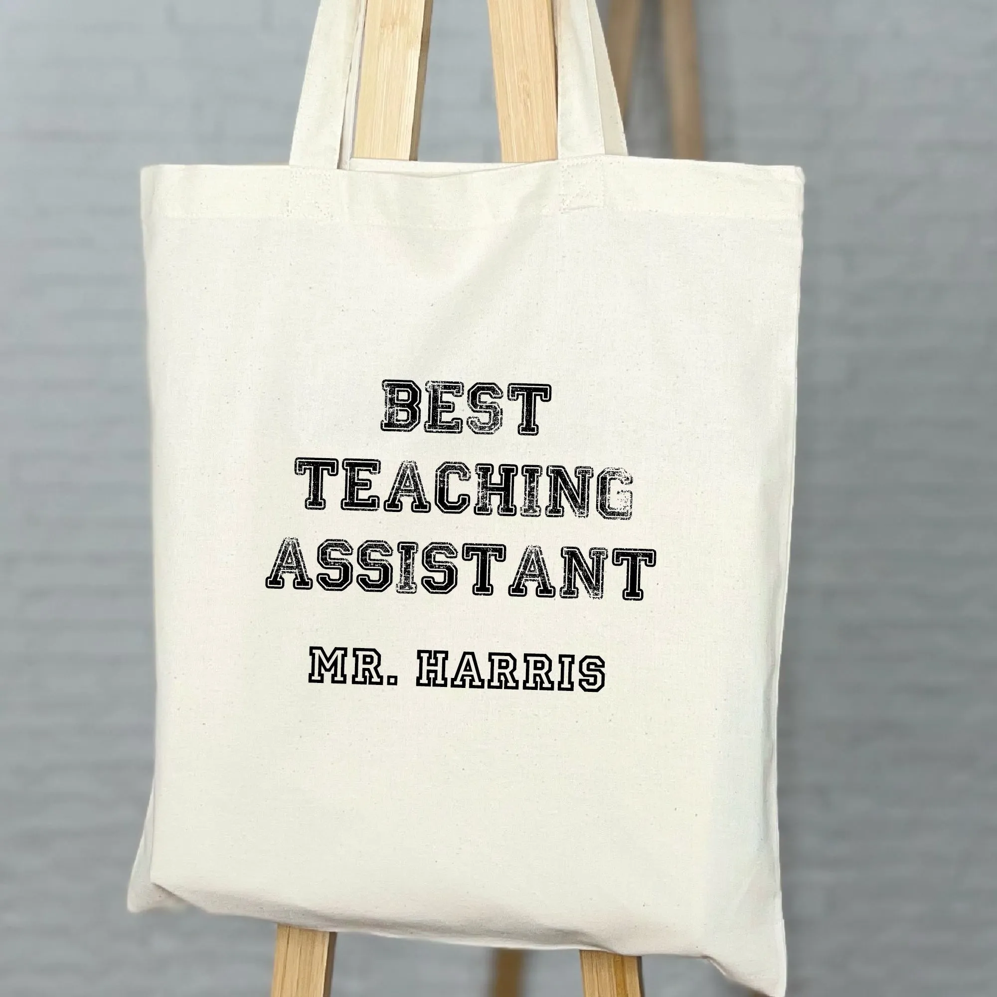 Varsity Best Teacher Personalised Tote Bag