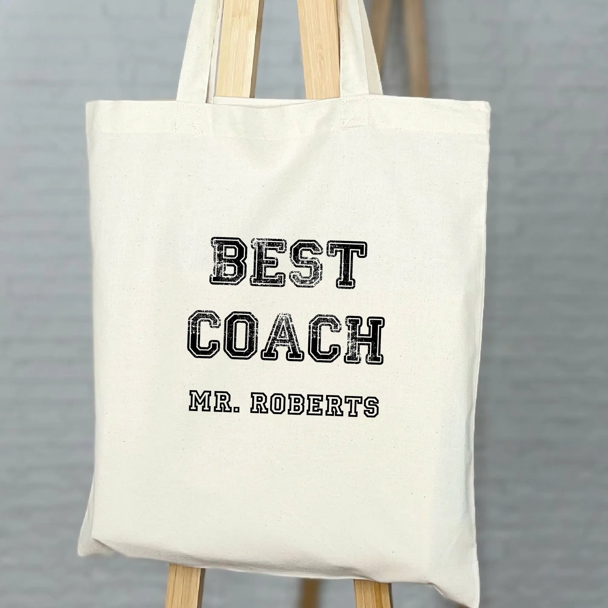 Varsity Best Teacher Personalised Tote Bag