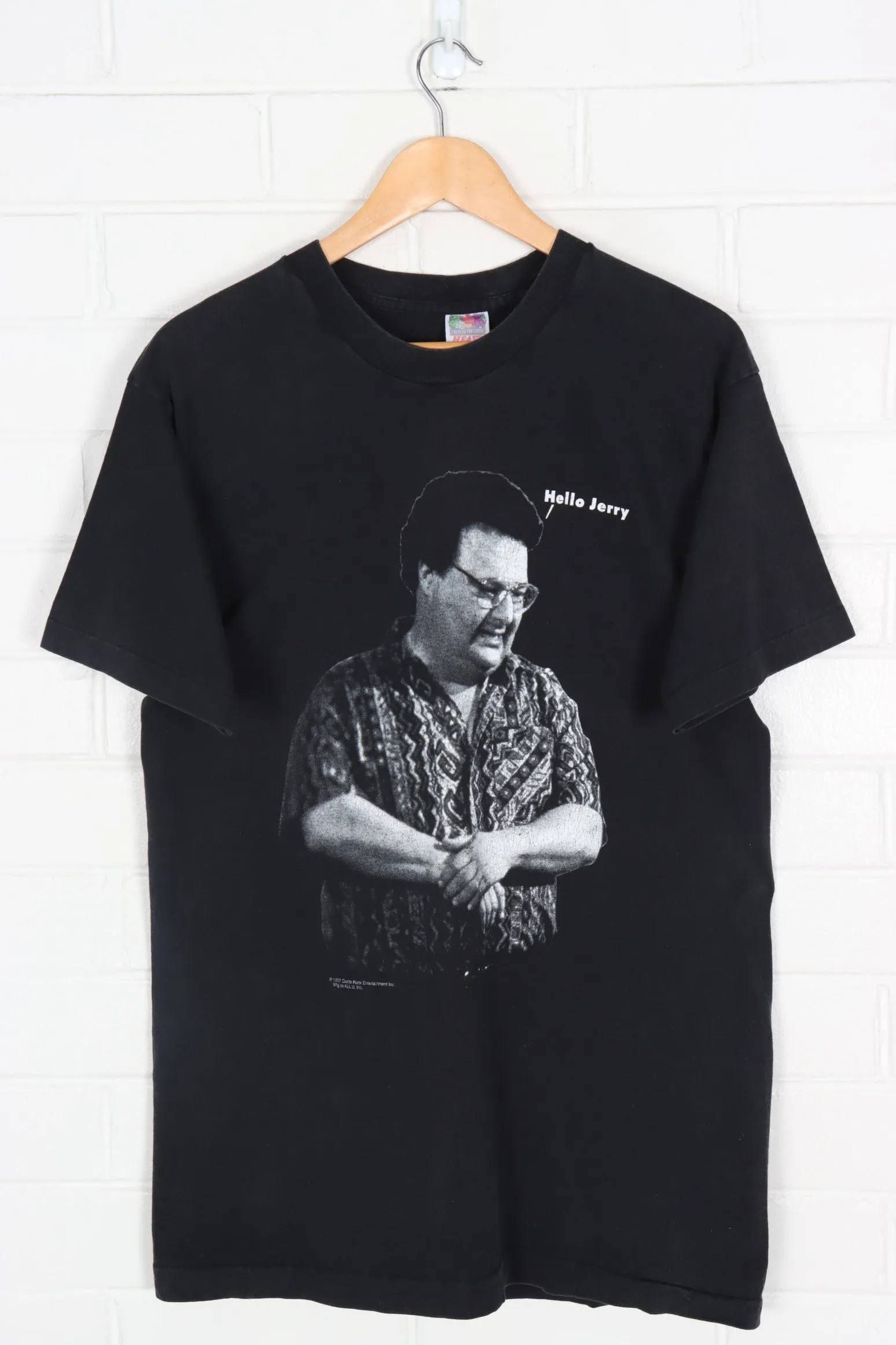 VINTAGE 1990 'Hello Jerry Hello Newman' Seinfeld T-Shirt (M)