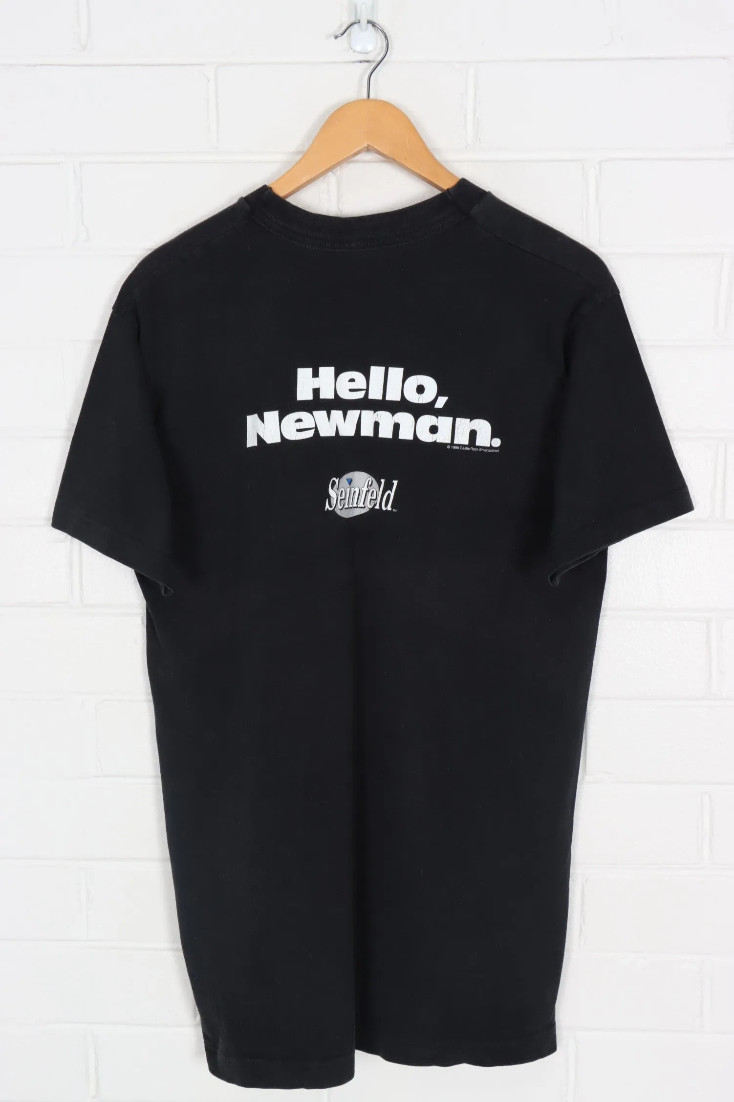 VINTAGE 1990 'Hello Jerry Hello Newman' Seinfeld T-Shirt (M)