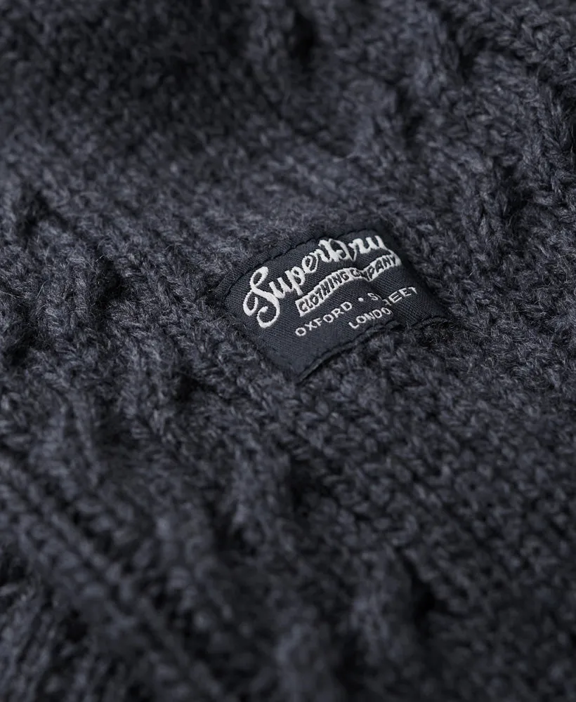 Vintage Jacob Henley Jumper | Indigo