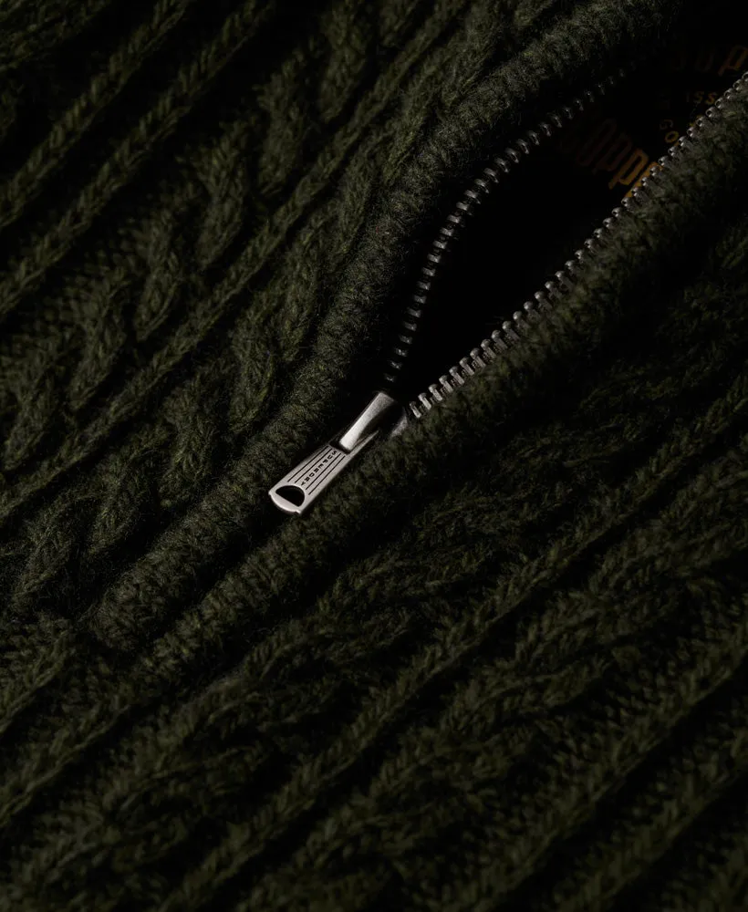 Vintage Jacob Henley Jumper | Surplus Goods Olive