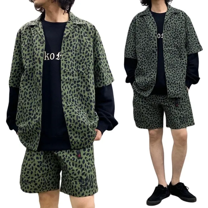 WACKO MARIA  |Leopard Patterns Unisex Nylon Street Style Collaboration