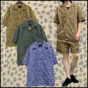 WACKO MARIA  |Leopard Patterns Unisex Nylon Street Style Collaboration