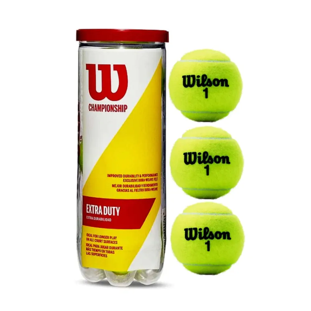 WILSON Championship Extra Duty Tennis Ball Dozen (4 Cans)