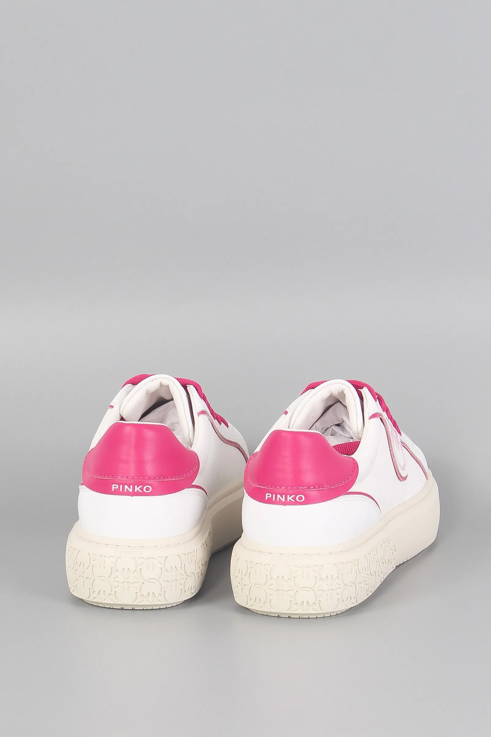 Yoko 01 Sneaker Leather White/pink