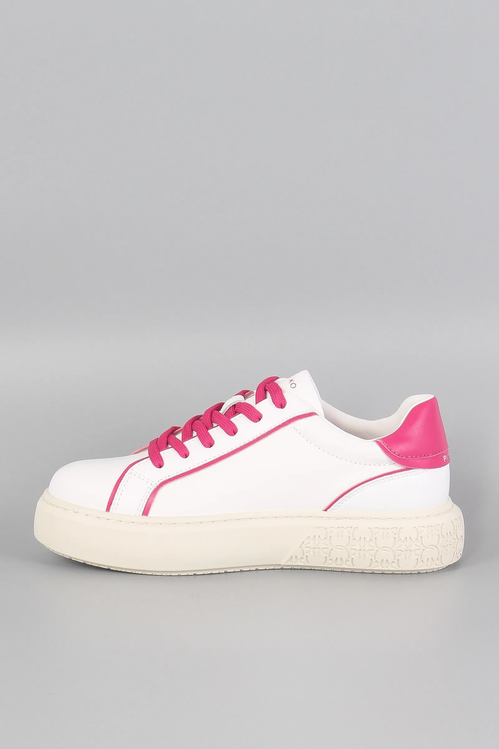 Yoko 01 Sneaker Leather White/pink