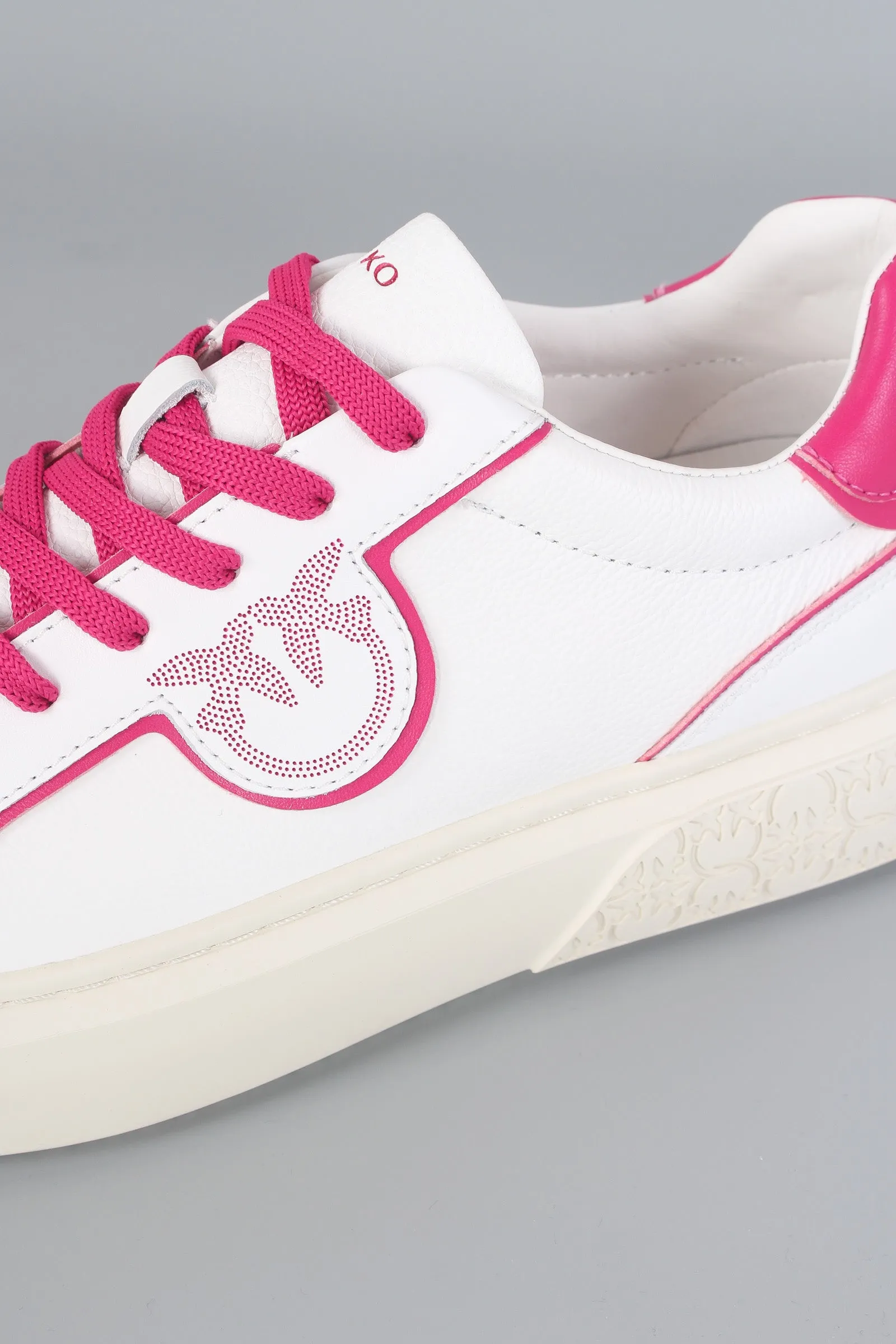 Yoko 01 Sneaker Leather White/pink