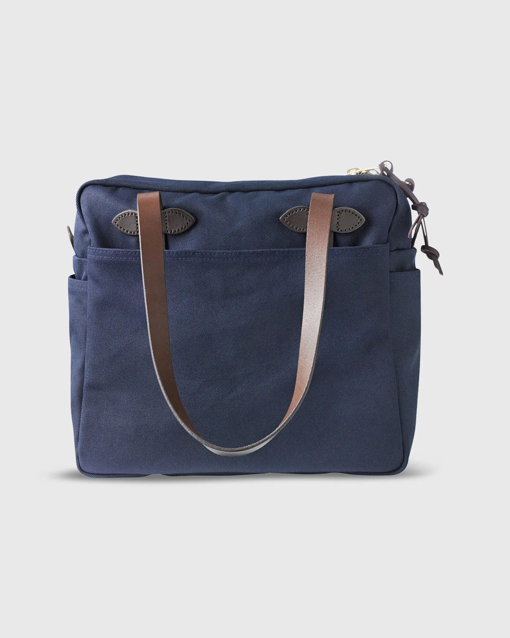 Zip-Top Tote Bag in Navy