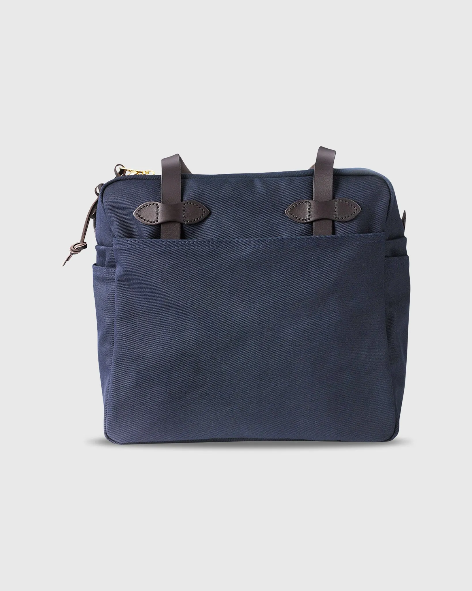 Zip-Top Tote Bag in Navy